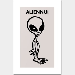 Aliennui Posters and Art